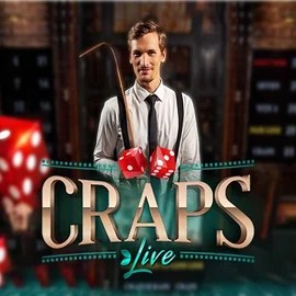 Live Craps game by Evolution – logo hosted on Wild Robin Casino