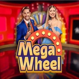 Mega Wheel slot logo by Pragmatic Play at Wild Robin Casino