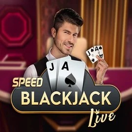Speed Blackjack logo by Pragmatic Play at Wild Robin Casino