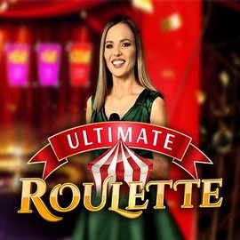 Ultimate Roulette slot logo by Ezugi at Wild Robin Casino
